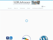 Tablet Screenshot of ldbadvocacy.com